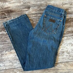 Wrangler Straight Leg Blue Jeans